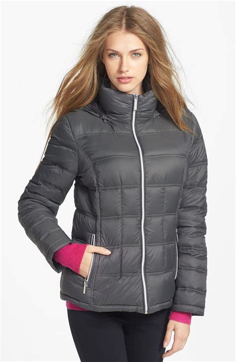 michael kors white down jacket|Michael Kors packable down.